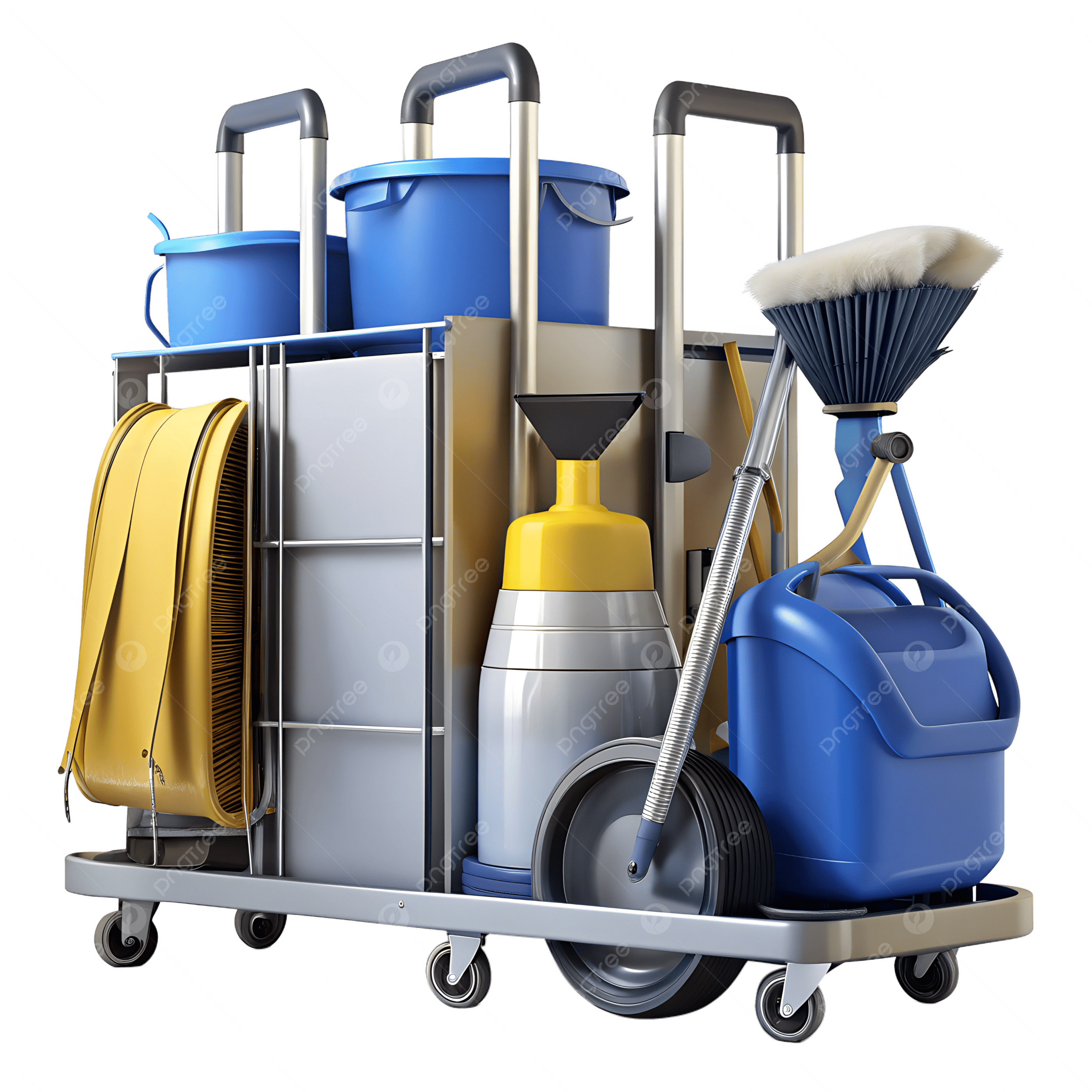 Xe đẩy vệ sinh nhà xưởng